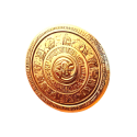 Bronze Oni Coin