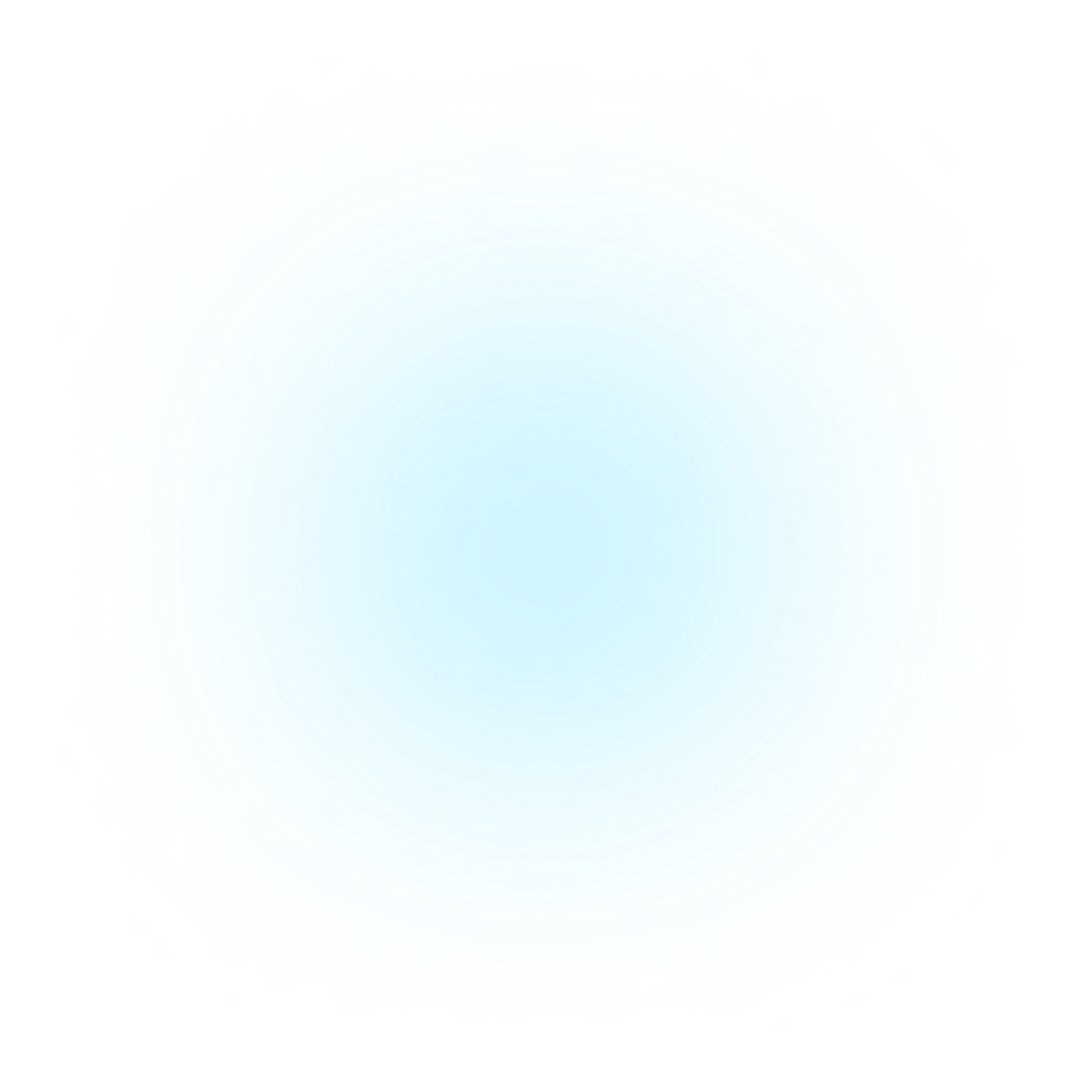 Blue glow effect
