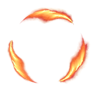 Fire burst visual
