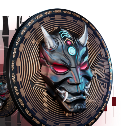 Oni warrior illustration